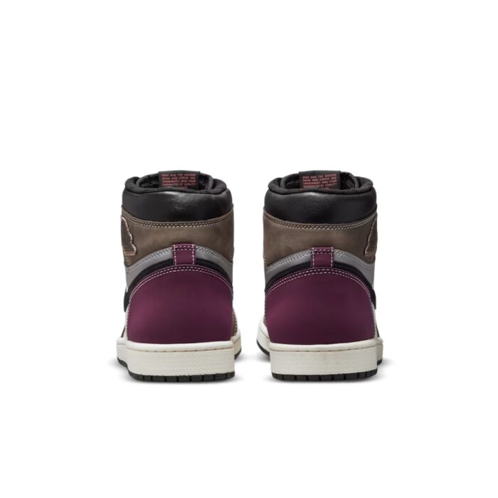 NIKE AIR JORDAN 1 HAND CRAFTED BLACK ARCHEO BROWN DARK CHOCOLATE DH3097 001 - Image 5