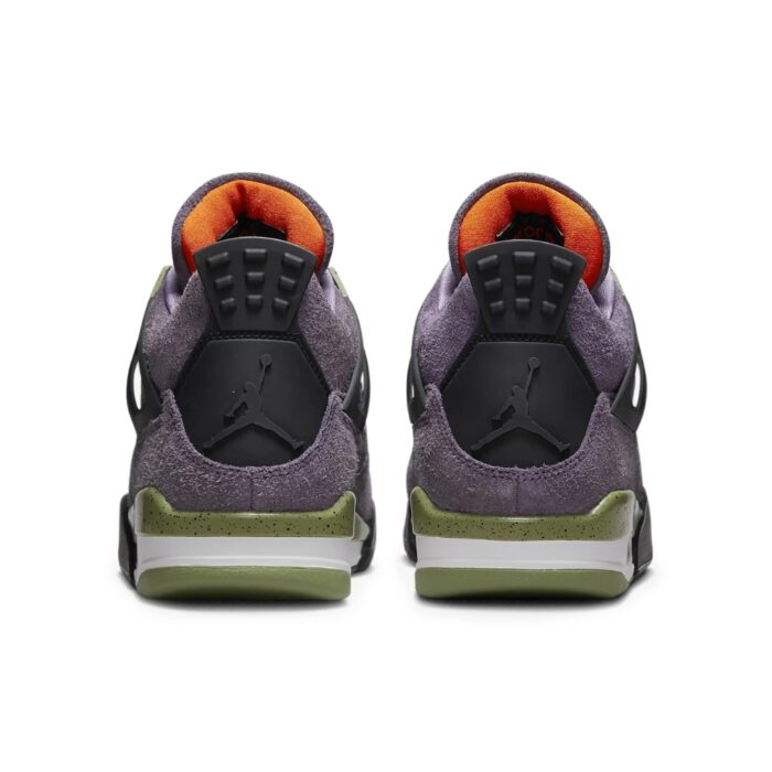 NIKE AIR JORDAN 4 CANYON PURPLE ANTHRACITE ALLIGATOR SAFETY ORANGE AQ9129 500 - Image 5