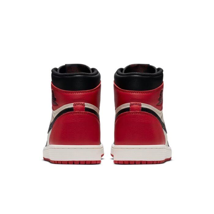 NIKE AIR JORDAN 1 RETRO HIGH BRED TOE GYM RED BLACK SUMMIT WHITE 555088 610 - Image 5