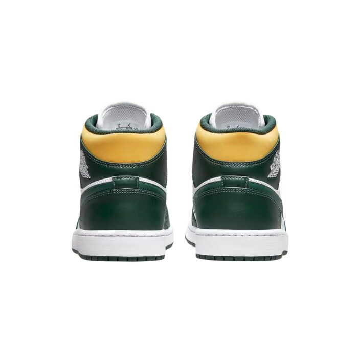 NIKE AIR JORDAN 1 MID SONICS GREEN YELLOW WHITE 554724 371 - Image 5