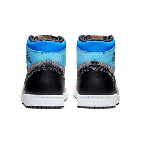 NIKE AIR JORDAN 1 RETRO HIGH OG PROTOTYPE WHITE MULTI COLOR TOTAL ORANGE DC6515 100 - Image 5