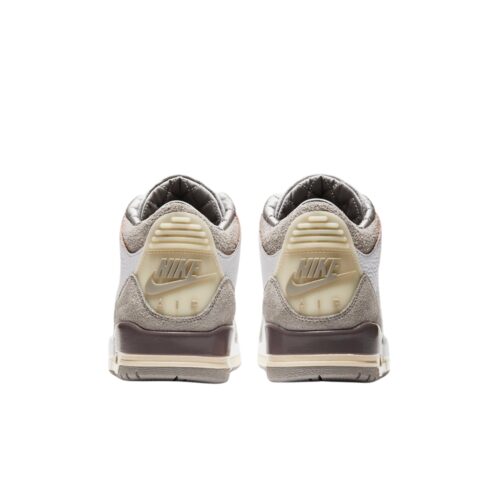 NIKE AIR JORDAN 3 X A MA MANIERE RAISED BY WOMEN WHITE MEDIUM GREY VIOLET ORE DH3434 110 - Image 5