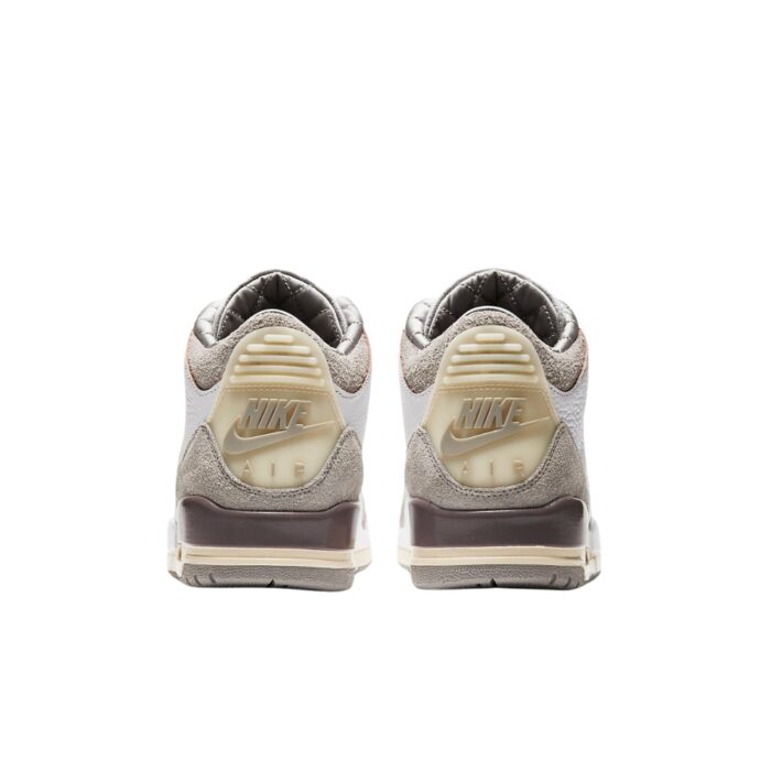 NIKE AIR JORDAN 3 X A MA MANIERE RAISED BY WOMEN WHITE MEDIUM GREY VIOLET ORE DH3434 110 - Image 5