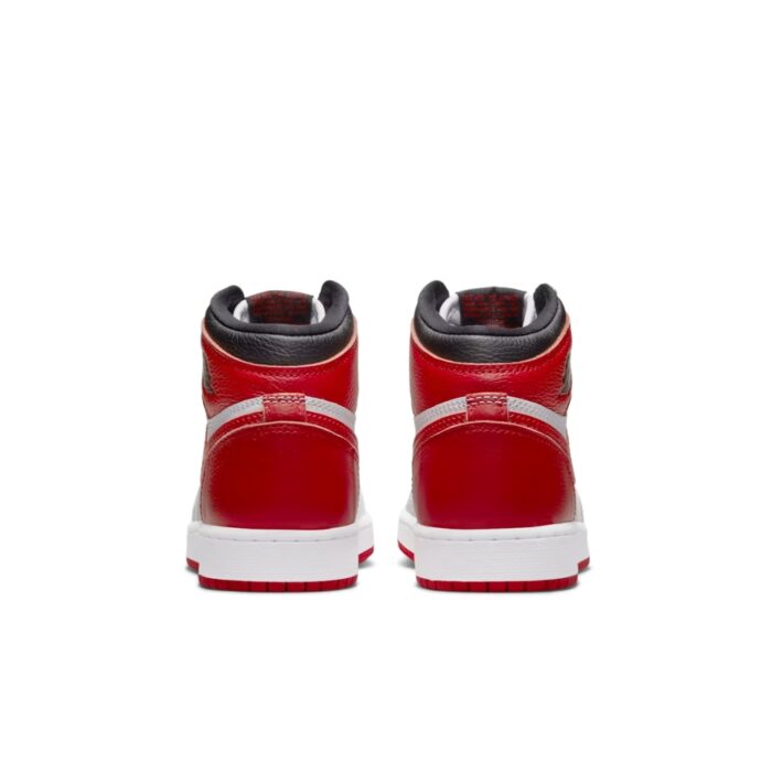 NIKE AIR JORDAN 1 HIGH OG HERITAGE WHITE UNIVERSITY RED BLACK 555088 161 - Image 5