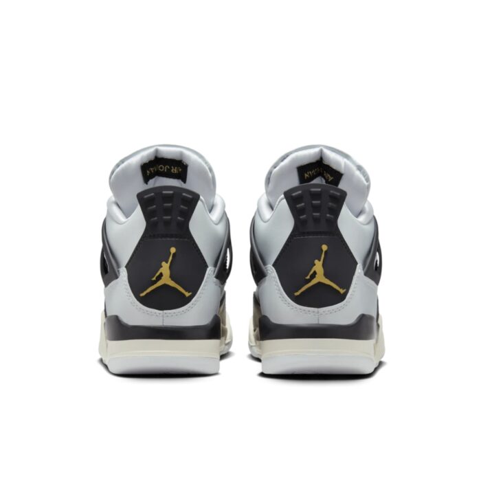 NIKE AIR JORDAN 4 PURE PLATINUM METALLIC GOLD SAIL BLACK FZ8585 070 - Image 5