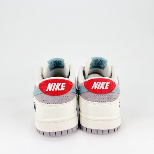 Nike SB Dunk Low X Stussy White Blue Grey Hook Star - Image 5