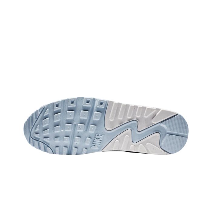 NIKE AIR MAX 90 RECYCLED CANVAS VAST GREY BARELY VOLT CELESTINE BLUE WHITE CK6467 001 - Image 6