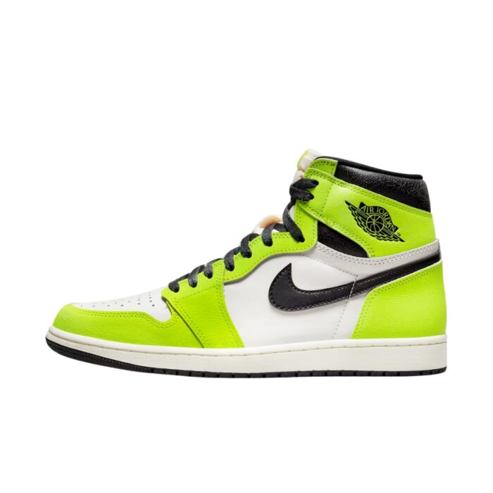 NIKE AIR JORDAN 1 HIGH OG VISIONAIRE VOLT SAIL BLACK 555088 702 - Image 3