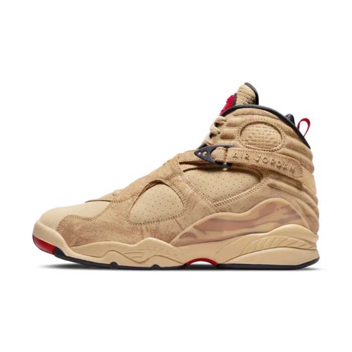 NIKE AIR JORDAN 8 RETRO BLACK SAMURAI X RUI HACHIMURA TWINE GYM RED BLACK SESAME D02496 700 - Image 3