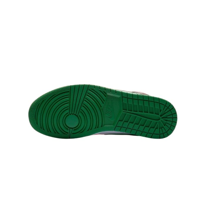 NIKE AIR JORDAN 1 MID BLACK PINE GREEN WHITE GYM RED 554724 067 - Image 6