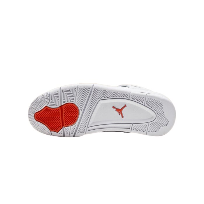 NIKE AIR JORDAN 4 RETRO METALLIC ORANGE WHITE COURT ORANGE METALLIC SILVER CT8527 118 - Image 6