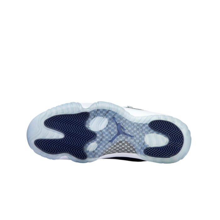 NIKE AIR JORDAN 11 RETRO LOW GEORGETOWN GREY MIST WHITE MIDNIGHT NAVY 528895 007 - Image 6
