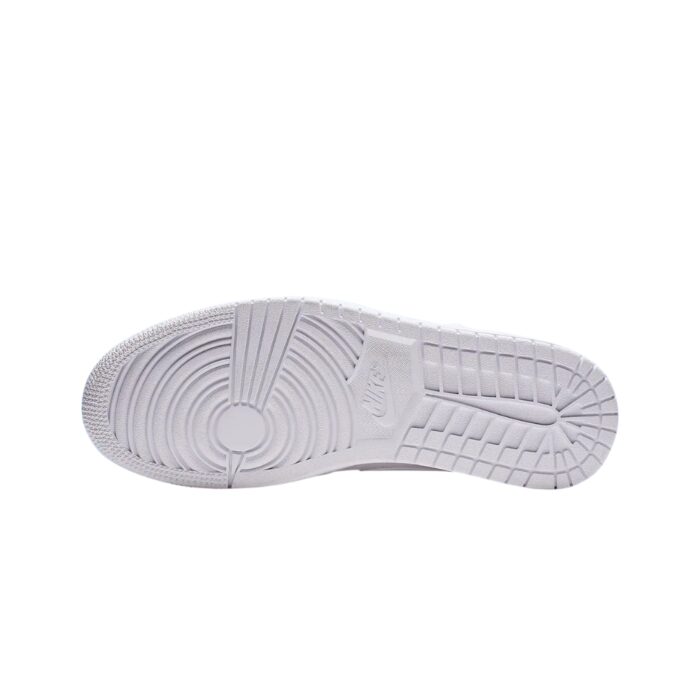 NIKE AIR JORDAN 1 LOW TRIPLE WHITE 553558 112 - Image 6