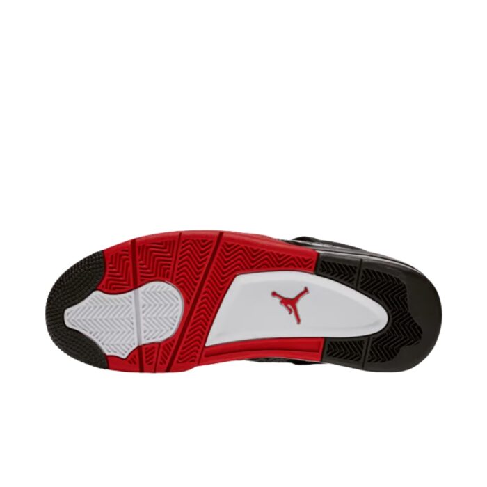NIKE AIR JORDAN 4 RETRO TATTOO BLACK FIRE RED BLACK WHITE BQ0897 006 - Image 6