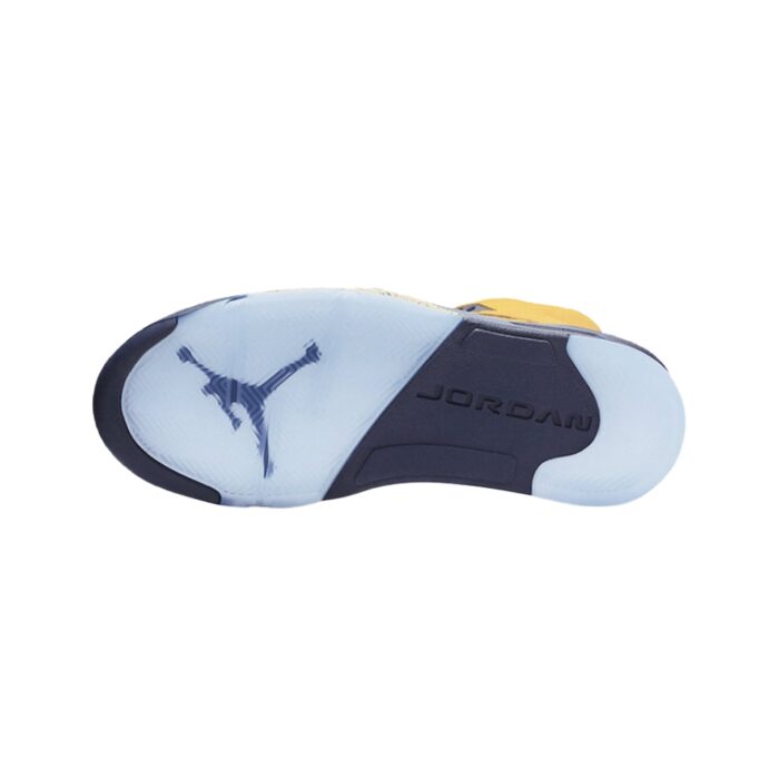 NIKE AIR JORDAN 5 RETRO MICHIGAN AMRILLO COLLEGE NAVY CQ9541 704 - Image 6