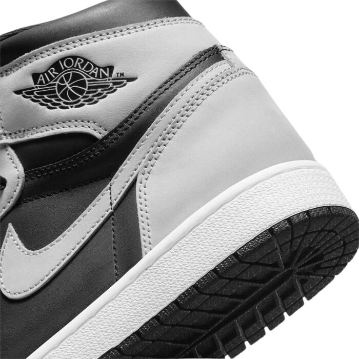 NIKE AIR JORDAN 1 RETRO HIGH OG SHADOW 2 0 BLACK WHITE LIGHT SMOKE GREY 555088 035 - Image 8
