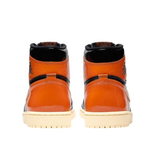 NIKE AIR JORDAN 1 RETRO HIGH OG SHATTERED BACKBOARD 3 0 BLACK PALE VANILLA STARFISH 555088 028 - Image 5