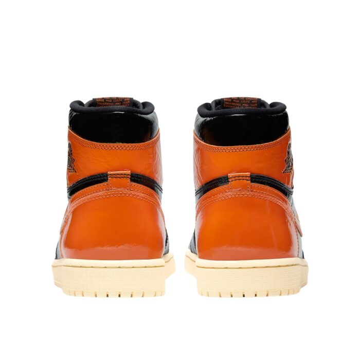 NIKE AIR JORDAN 1 RETRO HIGH OG SHATTERED BACKBOARD 3 0 BLACK PALE VANILLA STARFISH 555088 028 - Image 5