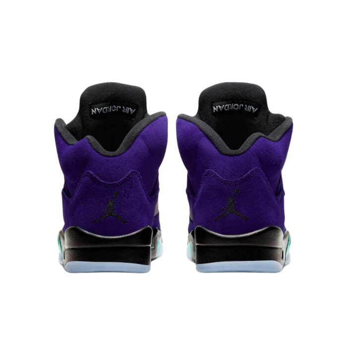 NIKE AIR JORDAN 5 ALTERNATE GRAPE ICE NEW EMERALD BLACK 136027 500 - Image 5