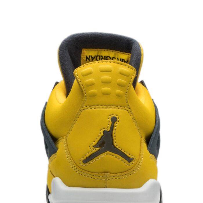 NIKE AIR JORDAN 4 RETRO LIGHTNING YELLOW BLACK 314254 702 - Image 5