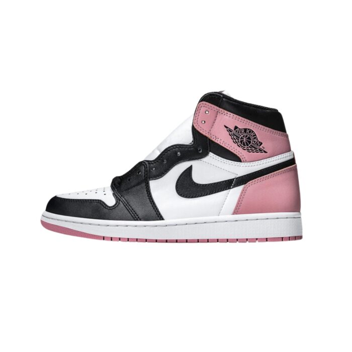 NIKE AIR JORDAN 1 RETRO HIGH RUST PINK WHITE RUST PINK BLACK 861428 101 - Image 3