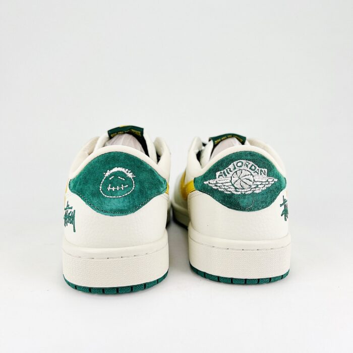 NIKE AIR JORDAN 1 LOW X TRAVIS SCOTT X FRAGMENT DESIGN OG SP WHITE GREEN YELLOW - Image 5