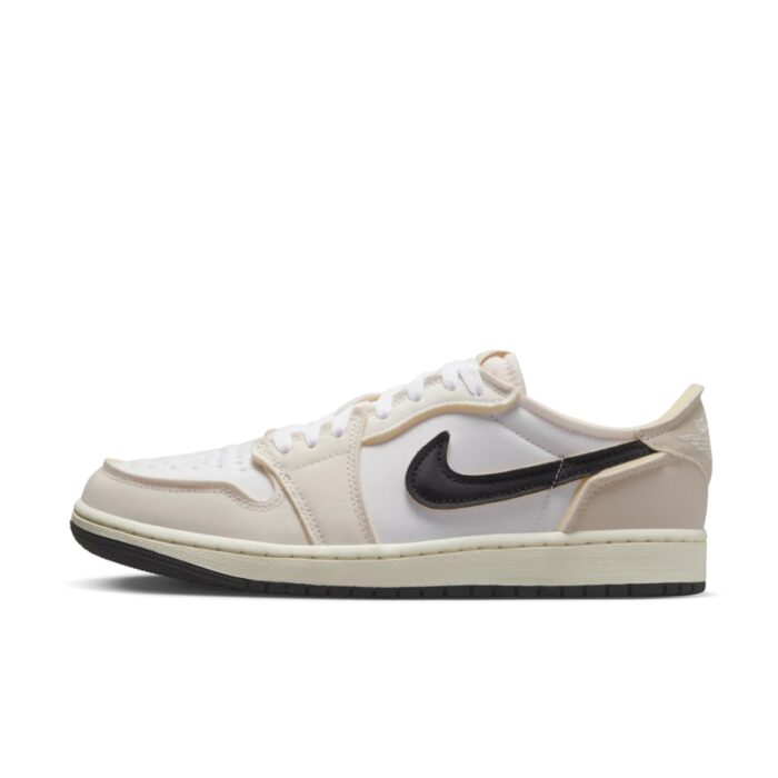 NIKE AIR JORDAN 1 LOW WHITE AND COCONUT MILK DV0982 100 - Image 2