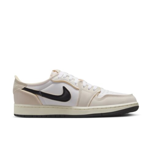 NIKE AIR JORDAN 1 LOW WHITE AND COCONUT MILK DV0982 100 - Image 4