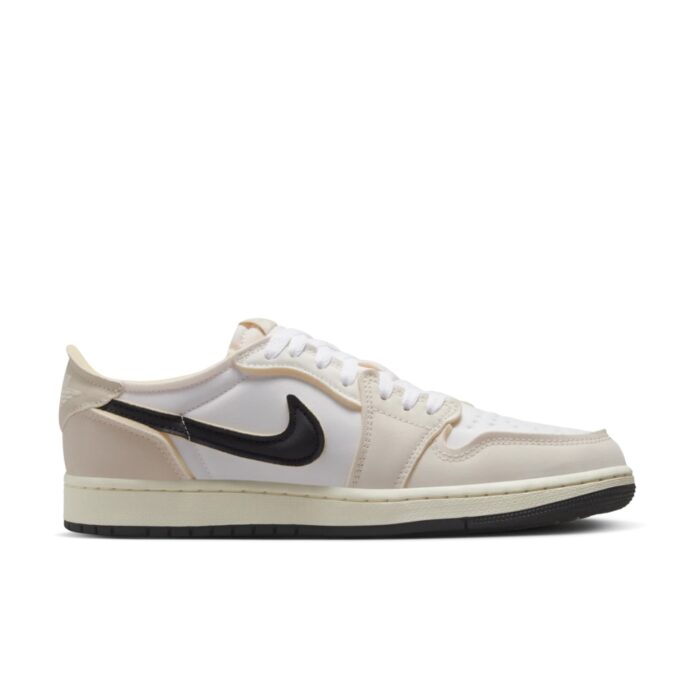 NIKE AIR JORDAN 1 LOW WHITE AND COCONUT MILK DV0982 100 - Image 4