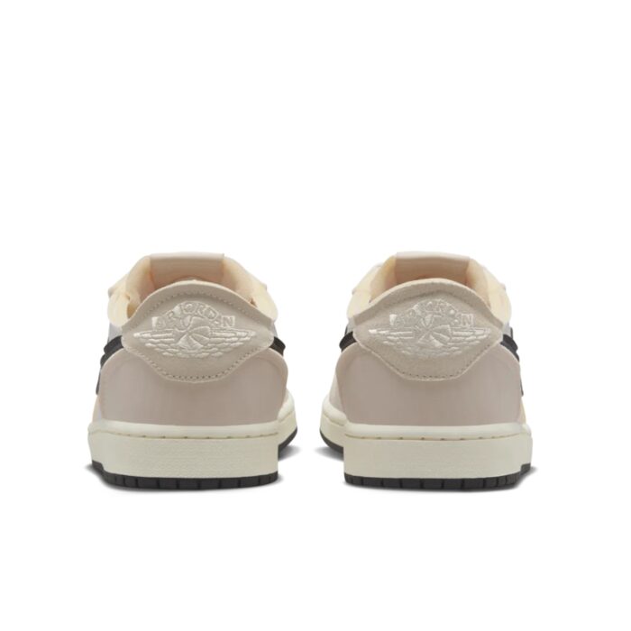 NIKE AIR JORDAN 1 LOW WHITE AND COCONUT MILK DV0982 100 - Image 6