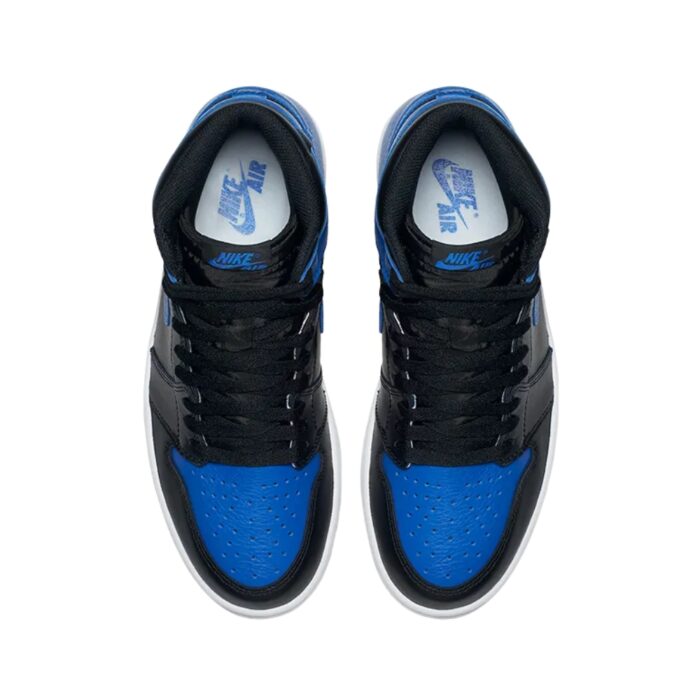 NIKE AIR JORDAN 1 RETRO HIGH OG ROYAL BLUE BLACK WHITE 555088 007 - Image 4