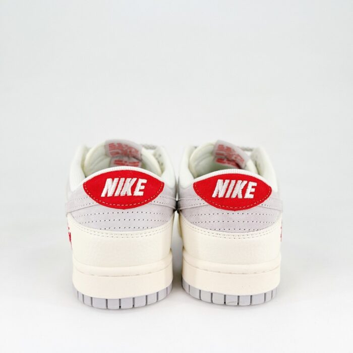 NIKE SB DUNK LOW X STUSSY JOINT BEIGE GRAY RED FC1688 206 - Image 5