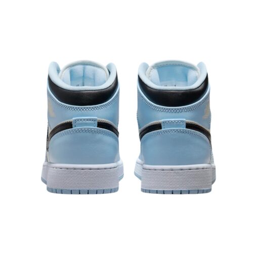 NIKE AIR JORDAN 1 MID GS ICE BLUE BLACK SAIL WHITE 555112 401 - Image 5