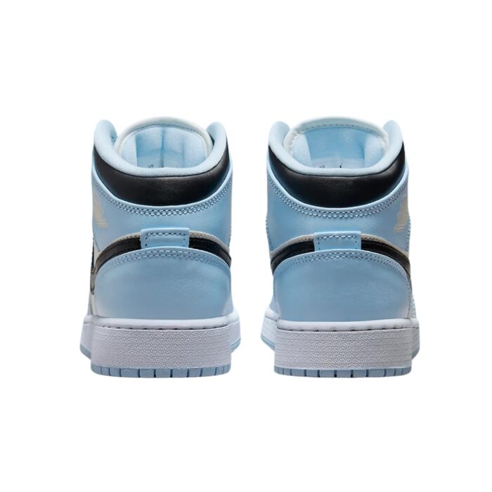 NIKE AIR JORDAN 1 MID GS ICE BLUE BLACK SAIL WHITE 555112 401 - Image 5