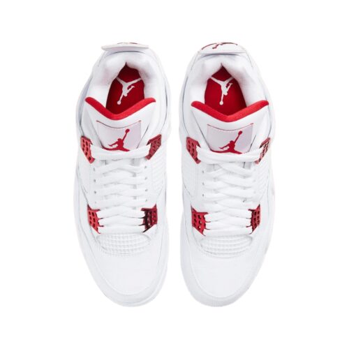NIKE AIR JORDAN 4 METALLIC RED WHITE CT8527 112 - Image 5