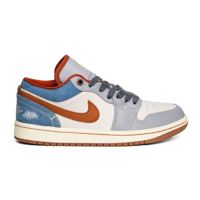 NIKE AIR JORDAN 1 LOW DENIM PHANTOM MULTI FZ5045 091 - Image 2