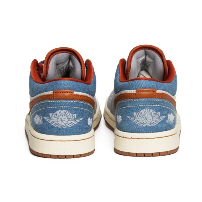 NIKE AIR JORDAN 1 LOW DENIM PHANTOM MULTI FZ5045 091 - Image 3