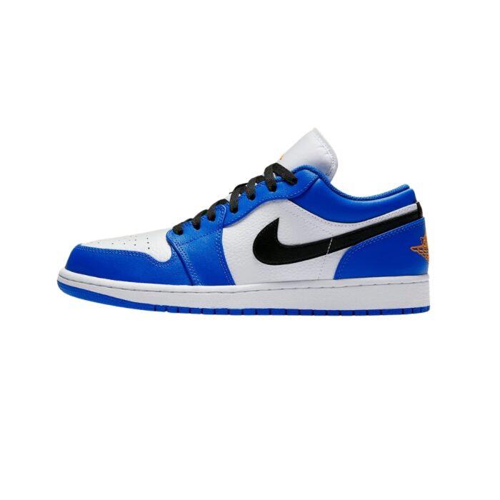 NIKE AIR JORDAN 1 RETRO LOW HYPER ROYAL ORANGE ROYAL BLUE WHITE 553558 401 - Image 2