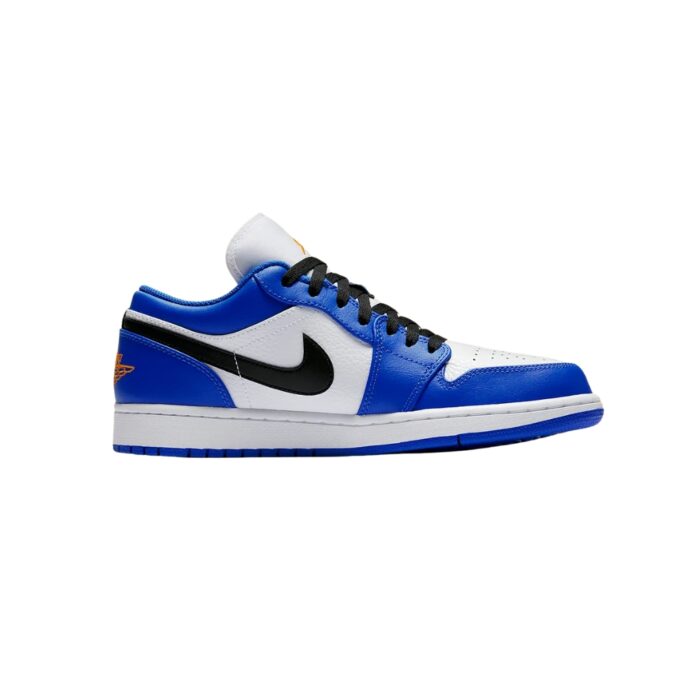 NIKE AIR JORDAN 1 RETRO LOW HYPER ROYAL ORANGE ROYAL BLUE WHITE 553558 401 - Image 3