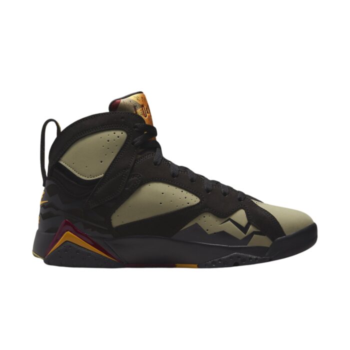 NIKE AIR JORDAN 7 RETRO BLACK OLIVE CHERRYWOOD RED NEUTRAL OLIVE CHUTNEY DN9782 001 - Image 2