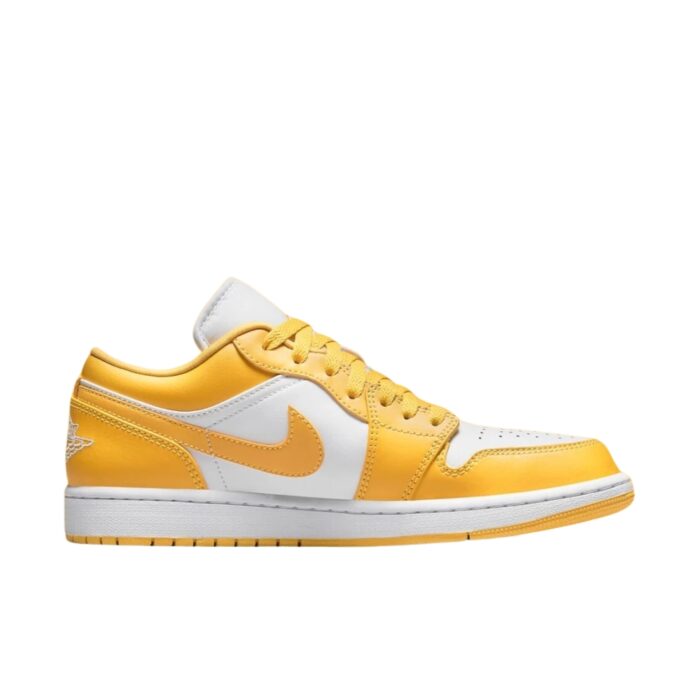 NIKE AIR JORDAN 1 LOW POLLEN MUSTARD WHITE 553558 171 - Image 2