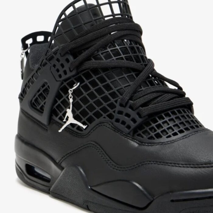 NIKE AIR JORDAN 4 NET BLACK FN7251 001 - Image 4