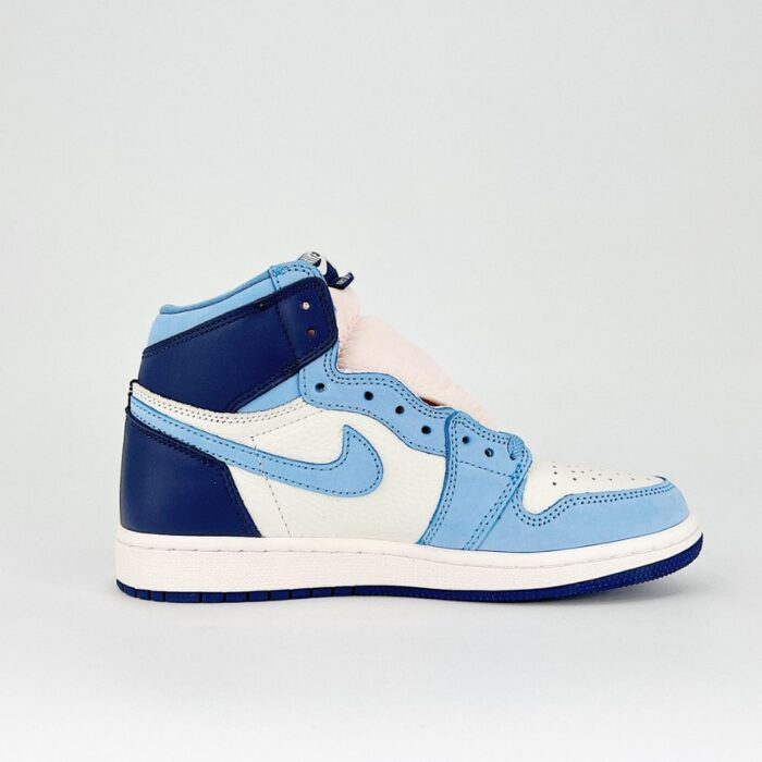 NIKE AIR JORDAN 1 HIGH OG FIRST IN FLIGHT UNIVERSITY BLUE MIDNIGHT NAVY SAIL FD2596 400 - Image 6