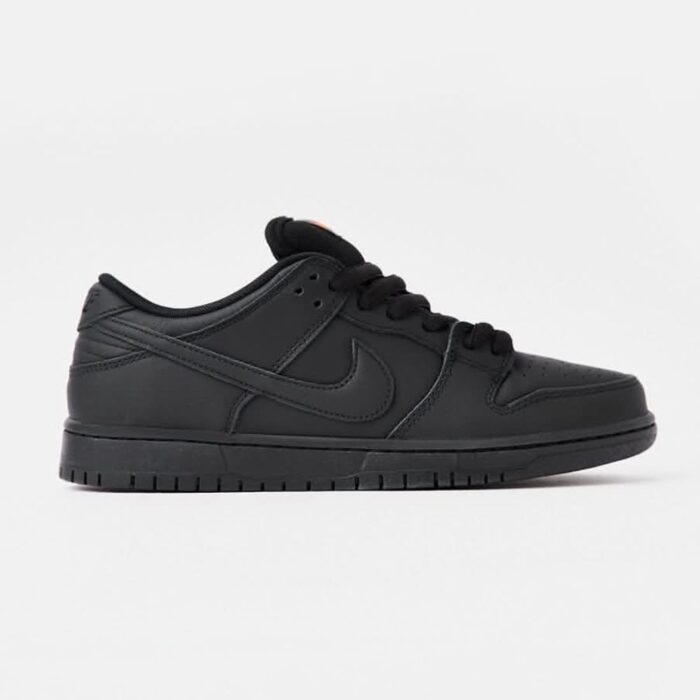 NIKE SB DUNK LOW PRO ISO TRIPLE BLACK FJ1674 001 - Image 4