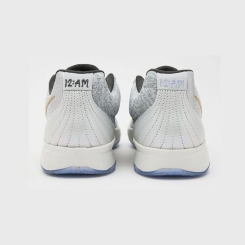 NIKE JA MORANT 2 CHRISTMAS LIGHT SILVER AND IRON GREY FV6070 002 - Image 5