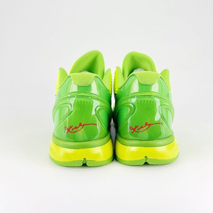 NIKE KOBE 6 PROTRO GRINCH GREEN APPLE VOLT CRIMSON BLACK CW2190 300 - Image 8