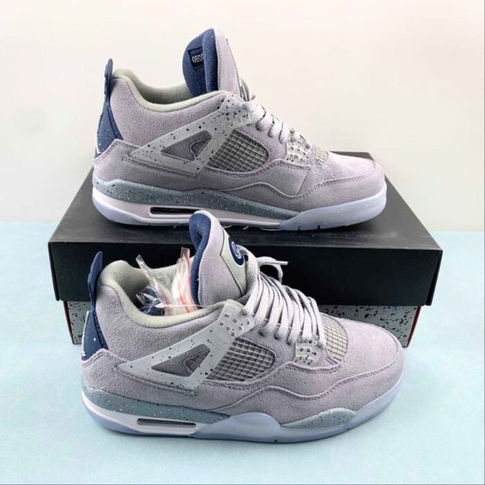 NIKE AIR JORDAN 4 RETRO GEORGETOWN PE GREY 1043505 - Image 3