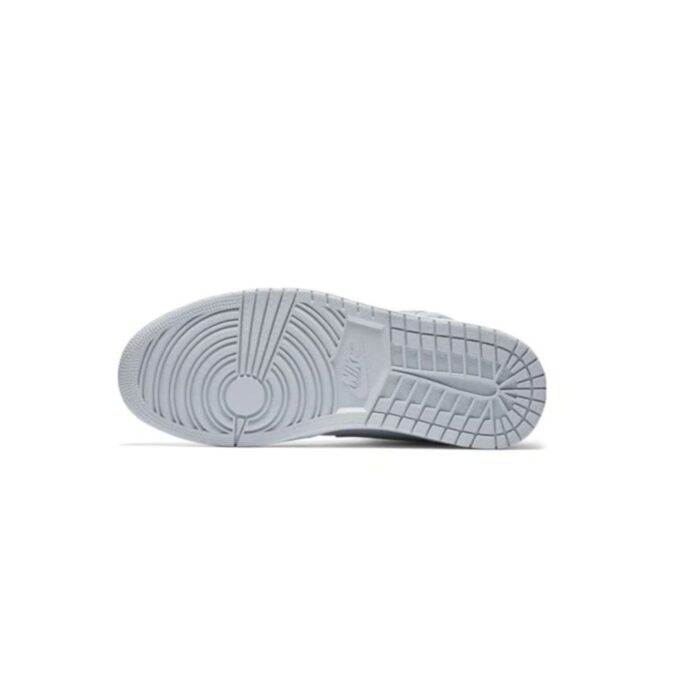 NIKE AIR JORDAN 1 MID PURE PLATINUM METALLIC SILVER 554724 032 - Image 7
