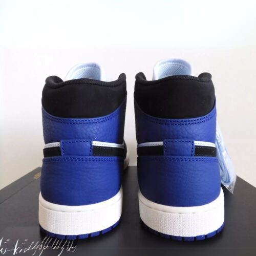 Air Jordan 1 Mid Deep Royal Blue Black - Image 3