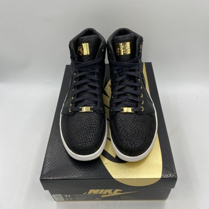 NIKE AIR JORDAN 1 RETRO PINNACLE BLACK 705075 030 - Image 3